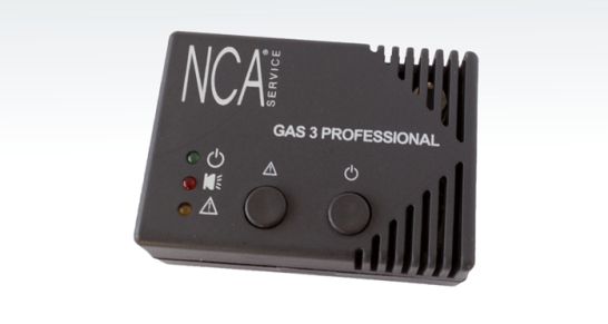Optimal für kleine Caravans oder Reisemobile: das Messgerät GAS 3 PROFESSIONAL. Mit zwei Sensoren und zwei Alarmstufen ausgestattet, erkennt es sowohl Flüssiggas, Betäubungsgas als auch Kohlenmonoxid