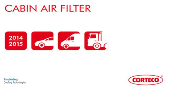 Ersatzteilkatalog Corteco Innenraumfilter
