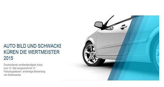 AUTO BILD und SCHWACKE - Wertmeister-Siegel 2015