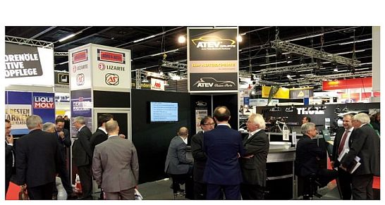 Hochbetrieb am Stand der ATEV