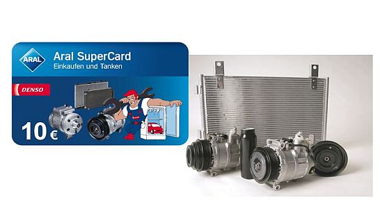 DENSO Kompressor und Kondensator - Aral SuperCard