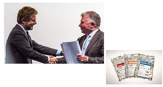 Sogefi - Autopromotec 2015_GiPA Award_Andrea Taschini-Sogefi and Mark Aguettaz-GiPA Italy