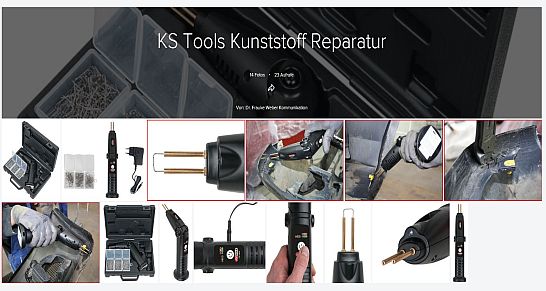 Reparatursatz mit Edelstahlklammern - KS-Tools