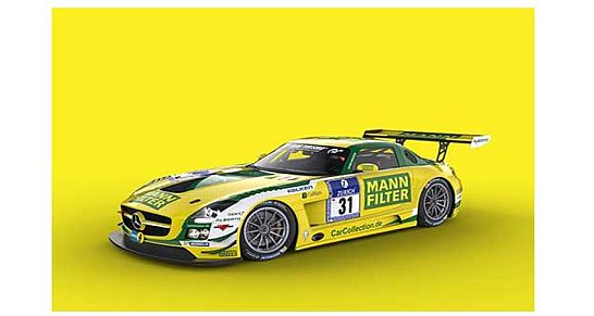Mercedes-Benz SLS AMG GT3. 24-Stunden-Rennen auf dem Nürburgring