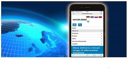 mobile website victorreinz.com - Dana