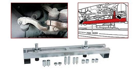 Vorspurkurve - VW-Fahrzeugen - KS Tools-