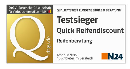 quick reifendiscount testsieger