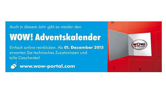 Grafik Adventskalender Tür offen - WOW