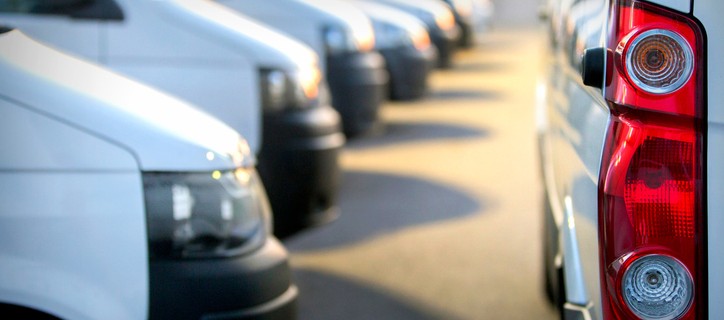 Large group of Vans / Transporters
