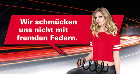 kyb werbekampagne federn stoßdämpfer