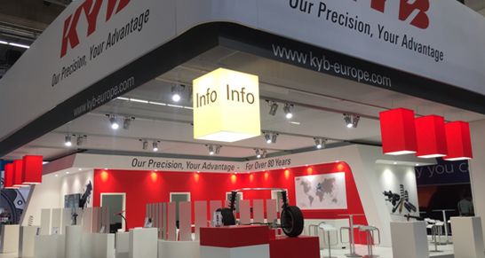 kyb europe-messestand-automechanika 2018