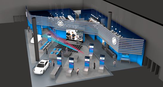 zf aftermarket-messestand-automechanika 2018