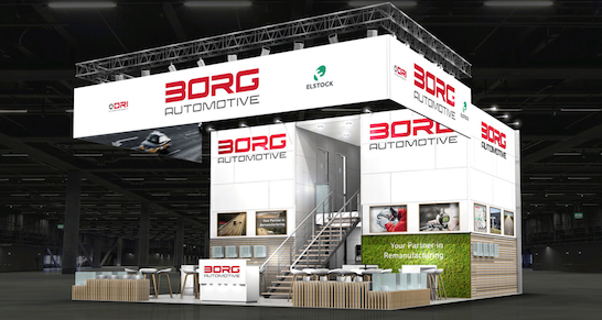 borg automotive-messestand-automoechanika 2018
