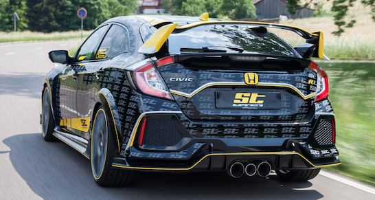honda civic type r-kw automotive-gewindefahrwerk-st suspensions